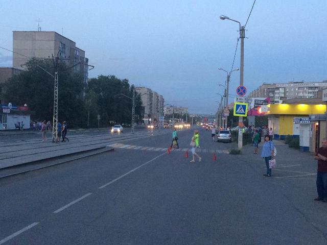 Полиция Новотроицка проводит мероприятие "Пешеход на дороге"
