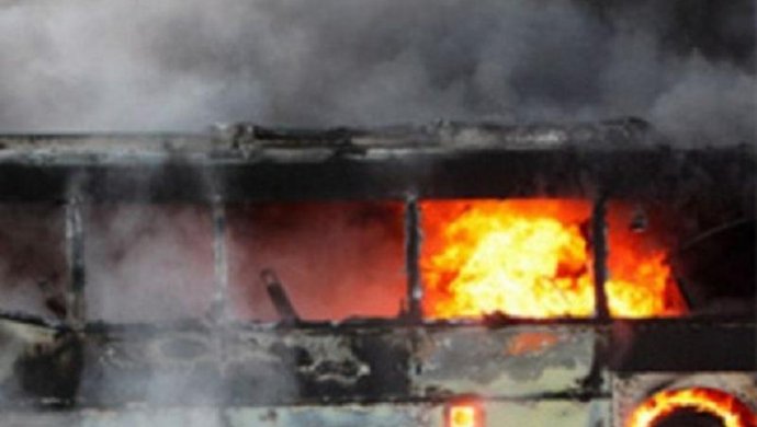 В Актюбинской области на трассе Самара-Шымкент в автобусе сгорели 52 человека