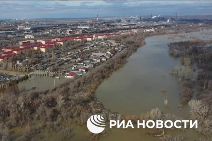 Паводковая ситуация в Новотроицке на 9 апреля