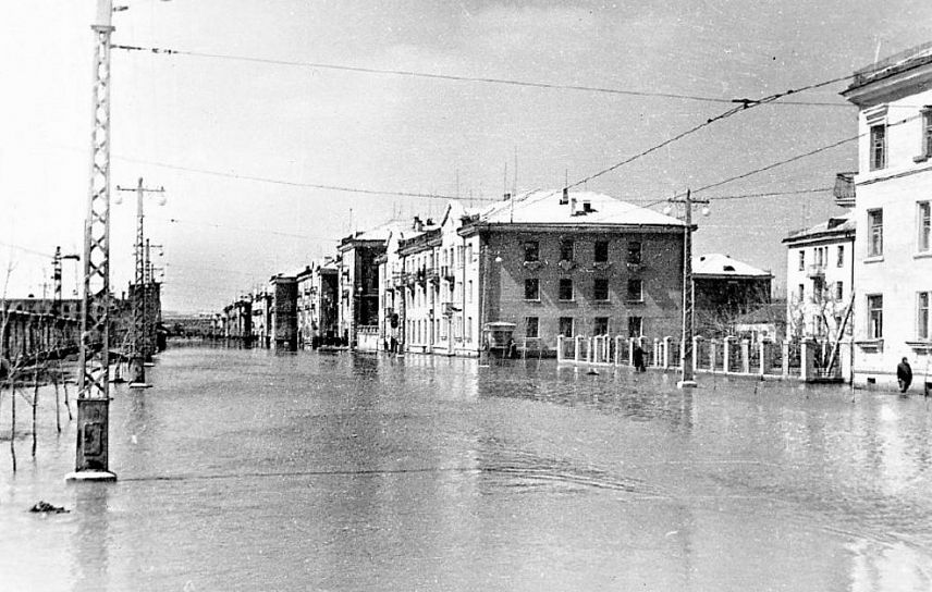 Наводнение. Новотроицк. Весна 1957 года