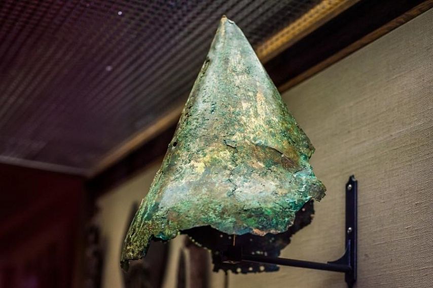 В Оренбуржье нашли шлем воина Золотой Орды