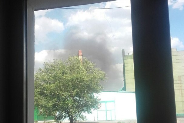 На Новотроицком заводе хромовых соединений случился пожар