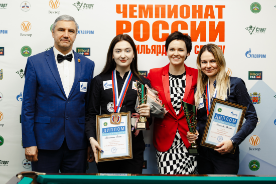 Новотройчанка стала бронзовым призёром национального чемпионата по бильярдному спорту 