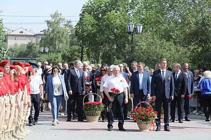 В Новотроицке прошёл День памяти и скорби