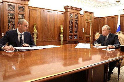 Президент России встретился с губернатором Оренбуржья 