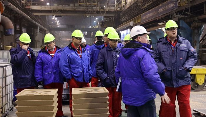 Руководители Металлоинвеста посетили Череповецкий металлургический комбинат «Северстали»