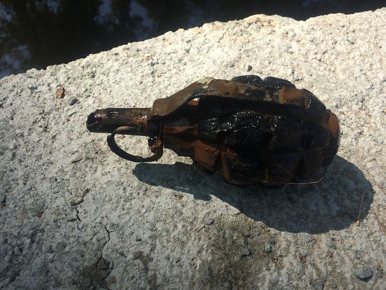 ﻿В Орске дети во время купания в Елшанке нашли гранату
