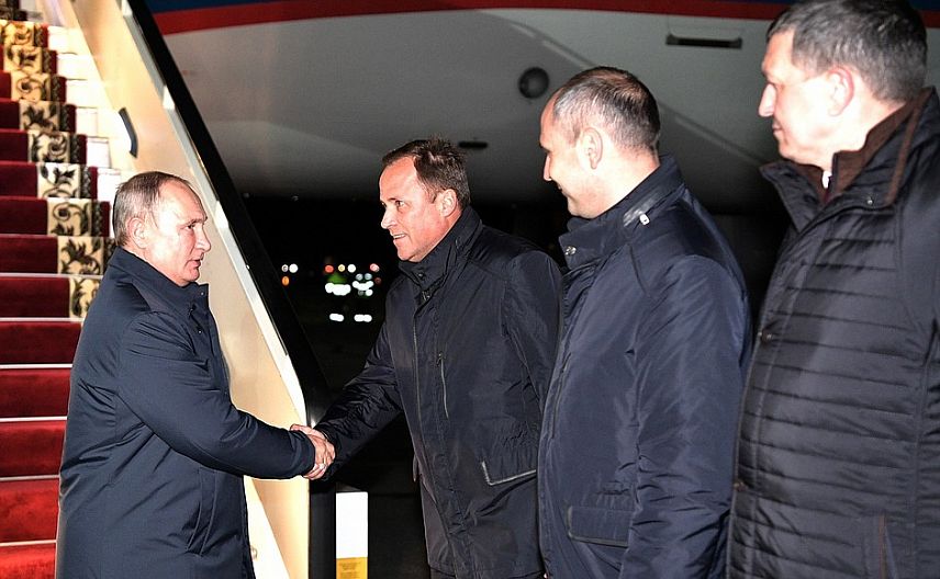 Владимир Путин посетил Оренбуржье 