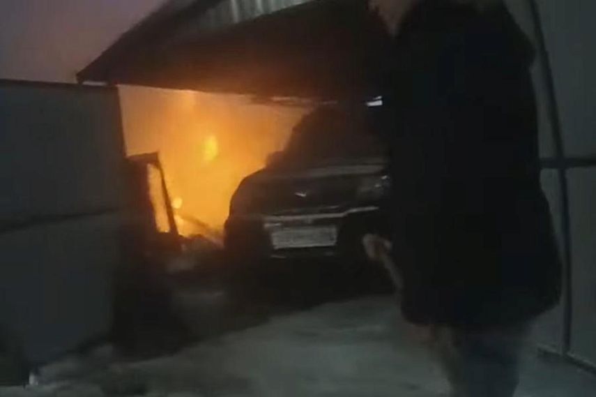 В Новотроицке в гаражах произошёл хлопок газового оборудования 