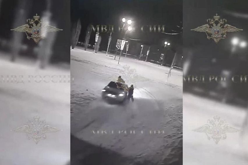 Новотроицкий полицейский в погоне за ворами полтора километра проехать на капоте их автомобиля