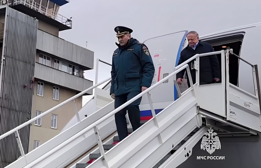 В Орск прибыл глава МЧС России Александр Куренков