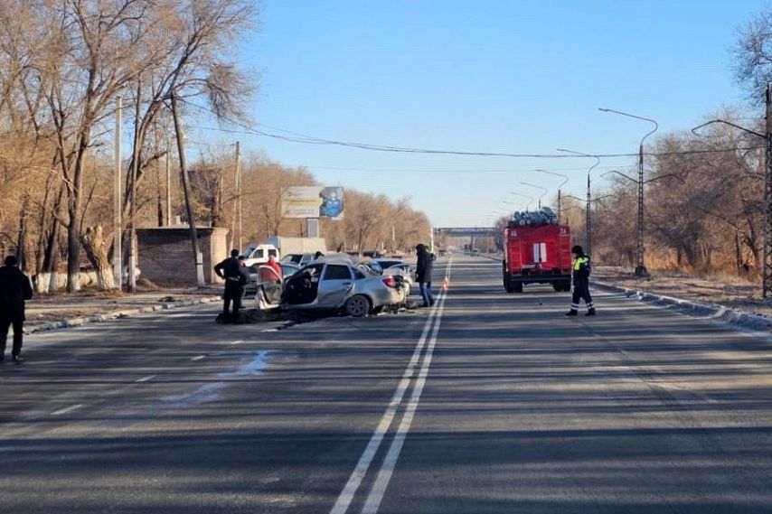 В Новотроицке в аварии погибли два водителя