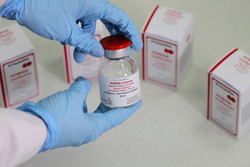 В России на основе плазмы крови переболевших коронавирусом разработано лекарство