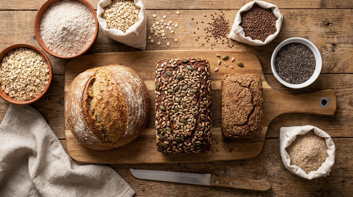 Домашний хлеб, повышающий клетчатку и здоровье желудка: 3 рецепта в духовке, которые стоит попробовать как можно скорее