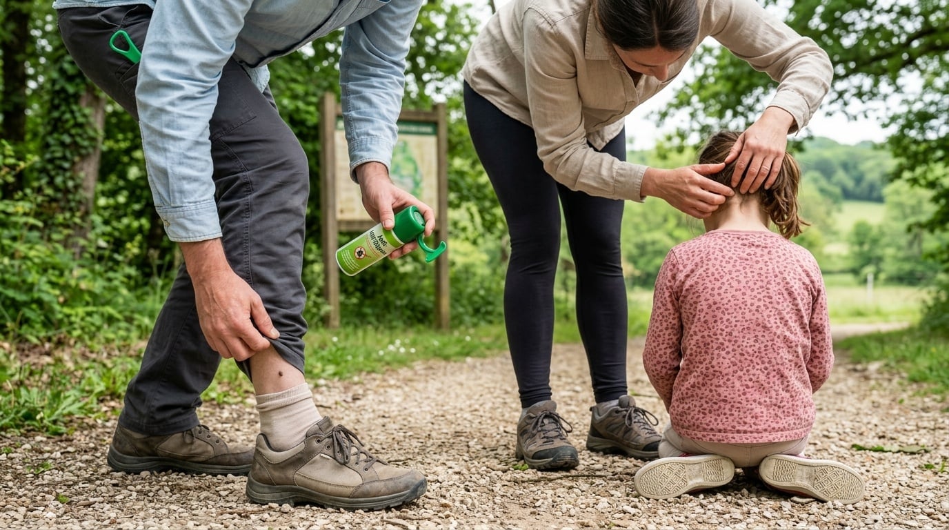 Простая защита от клещей и болезни Лаймы, которую большинство французов забывают перед прогулками