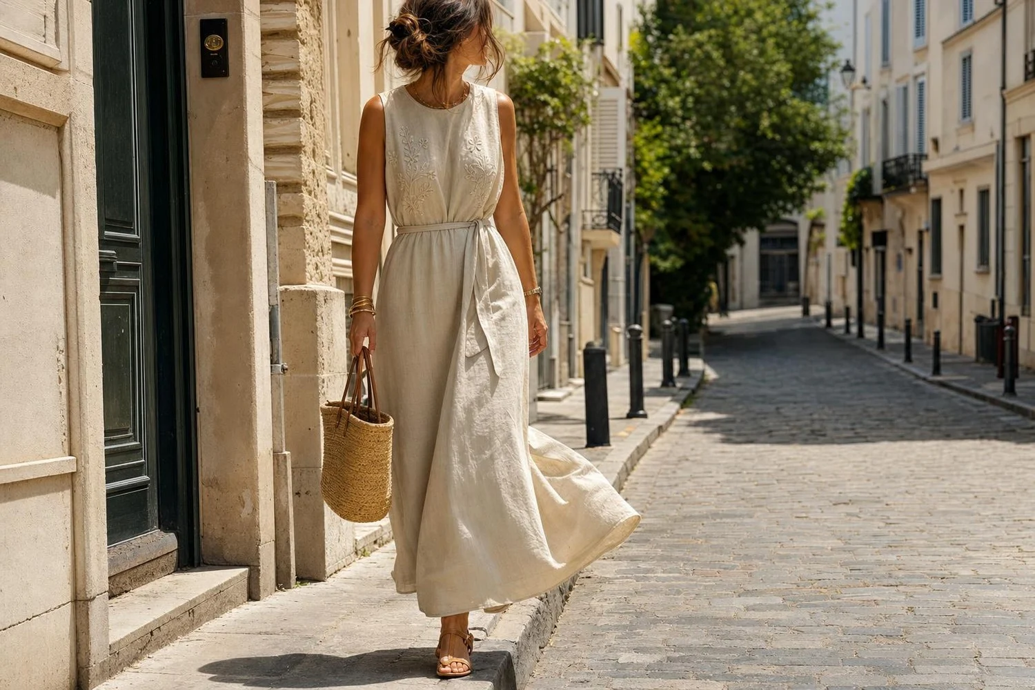 Платье ZARA длинное и ультра-легкое становится незаменимым элементом летнего гардероба 2026 года